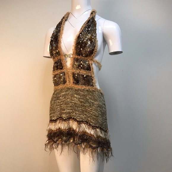 Dresses & Skirts - SUPER unique and sexy cutout mini halter dress